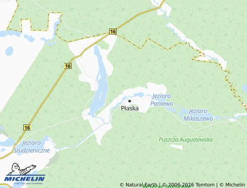 MICHELIN Gorczyca map - ViaMichelin