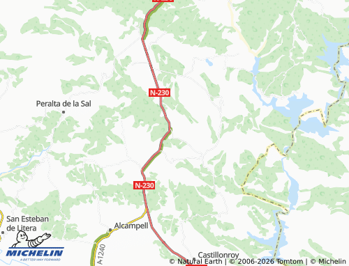 Mapa MICHELIN Saganta - ViaMichelin