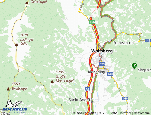 Carte MICHELIN Pollheim - ViaMichelin