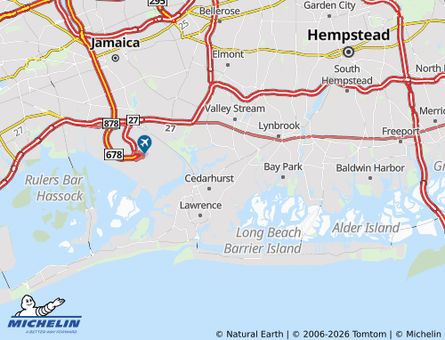 Mapa MICHELIN Woodmere - ViaMichelin