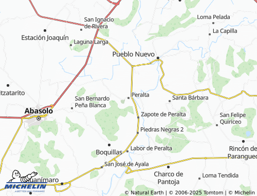 MICHELIN Peralta map - ViaMichelin