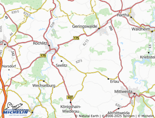 MICHELIN-Landkarte Gröbschütz - ViaMichelin