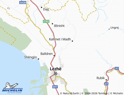 Carte MICHELIN Rraboshtë - ViaMichelin