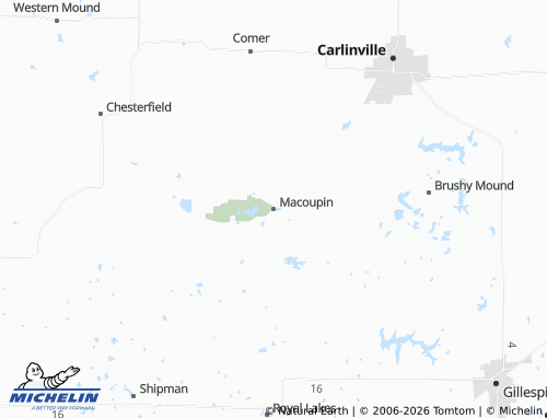 Mappa MICHELIN Macoupin - ViaMichelin