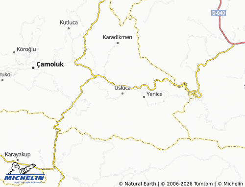 MICHELIN Usluca map - ViaMichelin