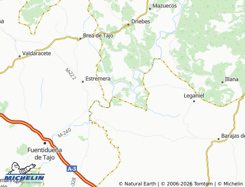 MICHELIN Algarga map - ViaMichelin