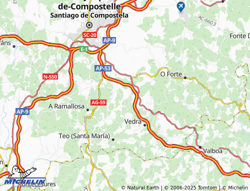 MICHELIN San Fins de Sales (San Fins) map - ViaMichelin