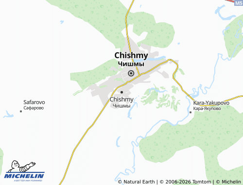 MICHELIN-Landkarte Chishmy - ViaMichelin