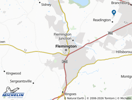 Mappa MICHELIN Flemington - ViaMichelin