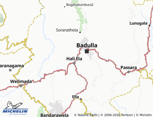 MICHELIN Dickwella map - ViaMichelin