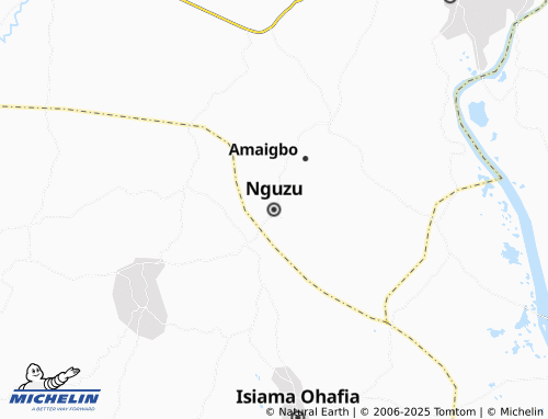 MICHELIN Nguzu map - ViaMichelin