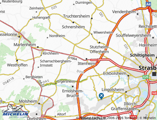 Mapa MICHELIN Handschuheim - ViaMichelin