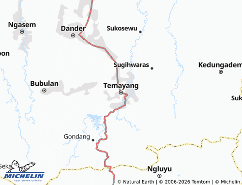 Carte MICHELIN Temayang - ViaMichelin