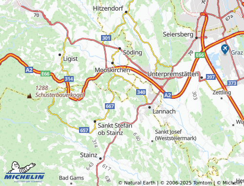 MICHELIN Weinberg map - ViaMichelin
