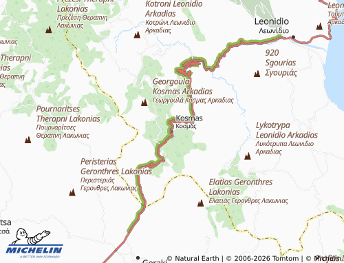 MICHELIN Kosmas map - ViaMichelin