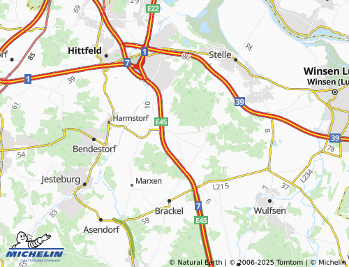 MICHELIN-Landkarte Ohlendorf - ViaMichelin
