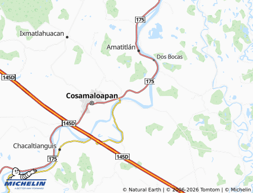 Mapa MICHELIN Las Yacas - ViaMichelin