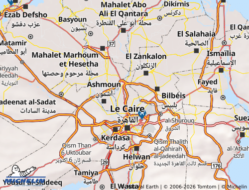Mapa MICHELIN Toukh - ViaMichelin