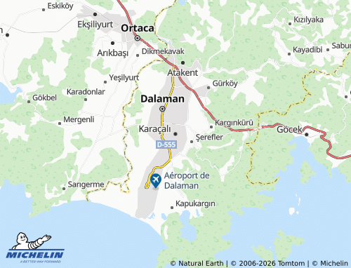 MICHELIN Karaçalı map - ViaMichelin