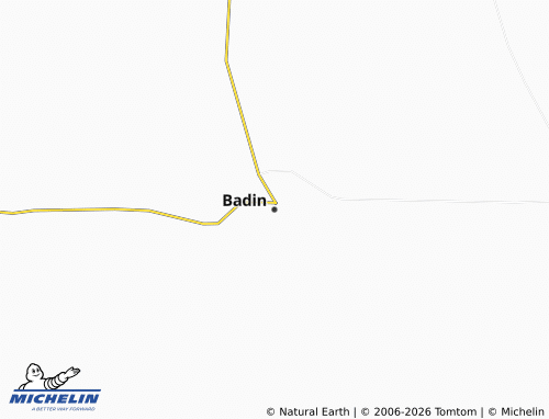 MICHELIN Badin map - ViaMichelin