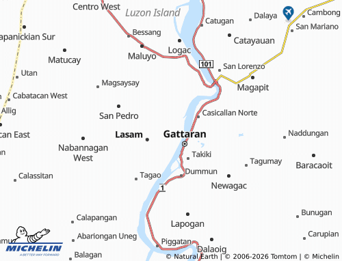 MICHELIN Callao Norte map - ViaMichelin