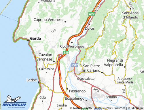 MICHELIN Montalto di Gaium-Pimpine map - ViaMichelin