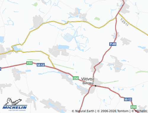 MICHELIN-Landkarte Vyhoda - ViaMichelin