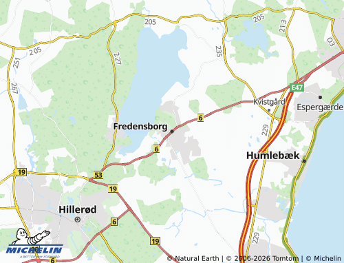 Mappa MICHELIN Fredensborg - ViaMichelin