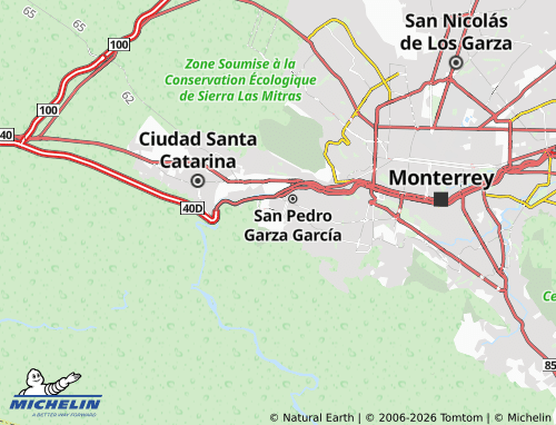Mapa MICHELIN Misión del Valle 1 - ViaMichelin