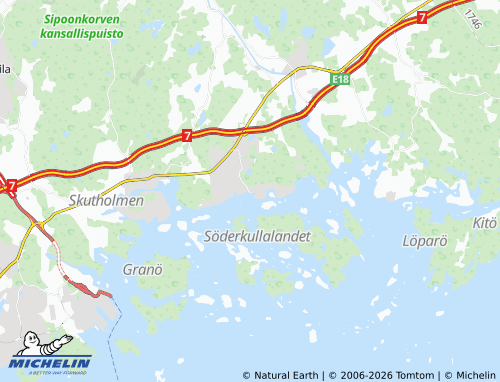 MICHELIN-Landkarte Gumbostrand - ViaMichelin