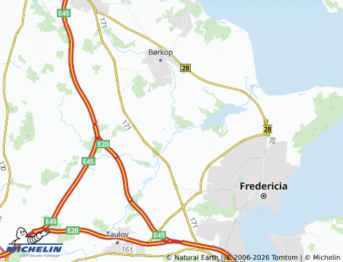 Mapa MICHELIN Pjedsted - ViaMichelin