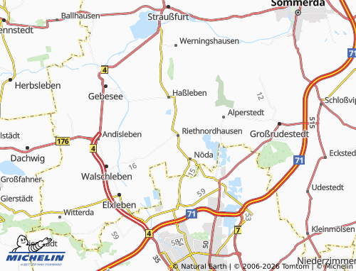 Mappa MICHELIN Riethnordhausen - ViaMichelin