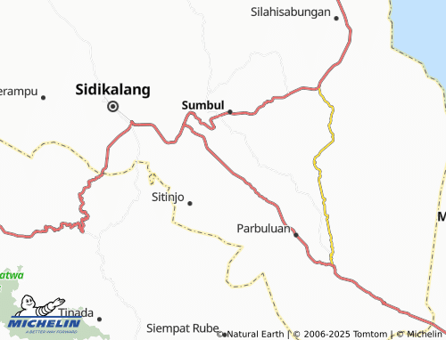 MICHELIN Bangun map - ViaMichelin