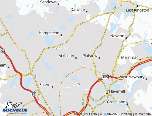 Mapa MICHELIN Atkinson - ViaMichelin