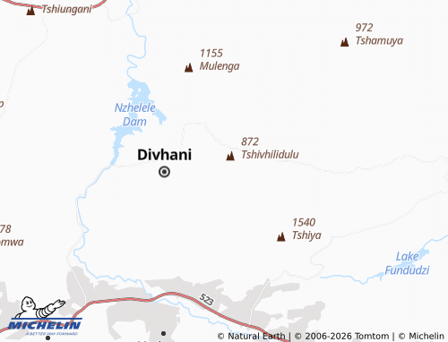 MICHELIN-Landkarte Tshitwi - ViaMichelin