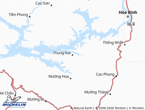 Mapa MICHELIN Thung Nai - ViaMichelin