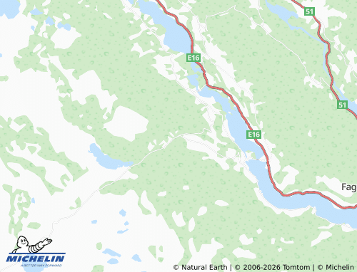 MICHELIN Hippesbygdi map - ViaMichelin
