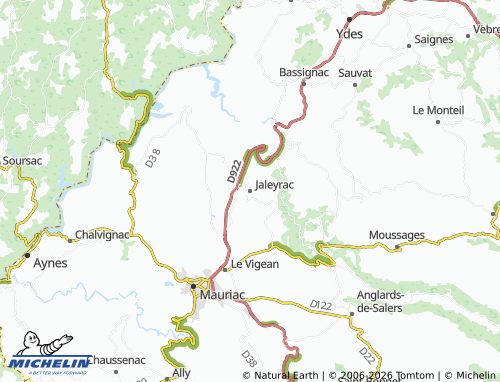 MICHELIN Jaleyrac map - ViaMichelin