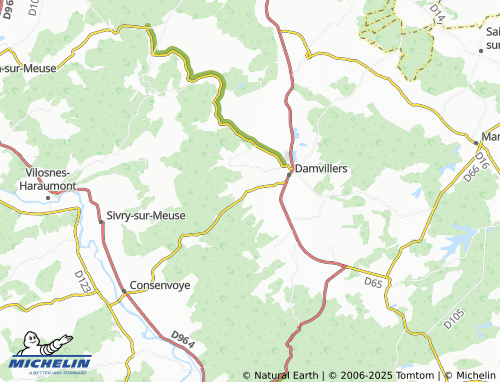 Carte MICHELIN Étraye - ViaMichelin