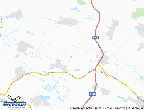 MICHELIN-Landkarte Kushnyrivka - ViaMichelin