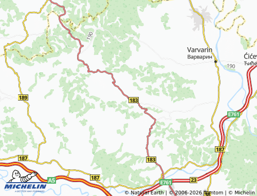 Carte MICHELIN Zalogovac - ViaMichelin