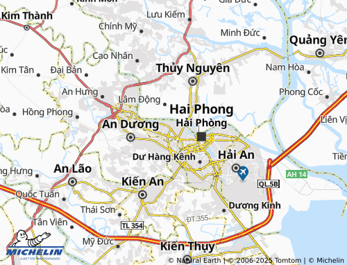 MICHELIN Sở Dầu map - ViaMichelin