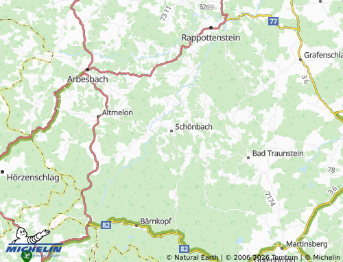 MICHELIN Schönbach map - ViaMichelin