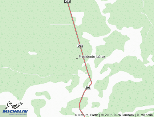 Mappa MICHELIN Presidente Juárez - ViaMichelin