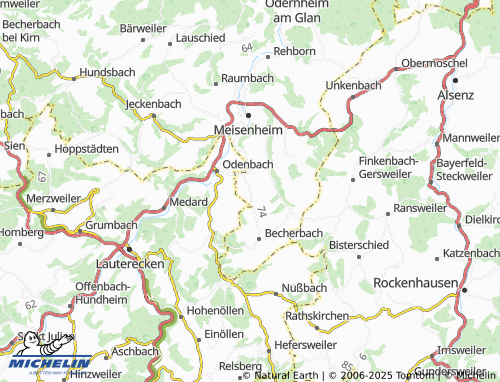 Carte MICHELIN Roth - ViaMichelin
