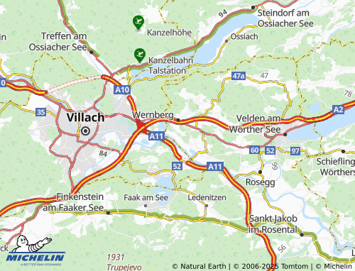 Carte MICHELIN Gottestal - ViaMichelin