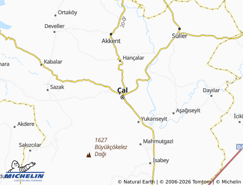 MICHELIN Yeşilyurt map - ViaMichelin