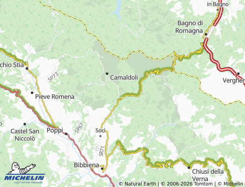 MICHELIN Serravalle map - ViaMichelin