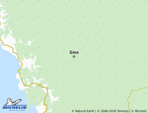 MICHELIN Gwa map - ViaMichelin