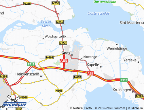 Carte MICHELIN Goes - ViaMichelin